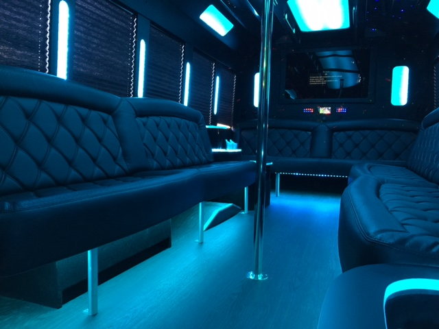 Inside Party Bus Denver